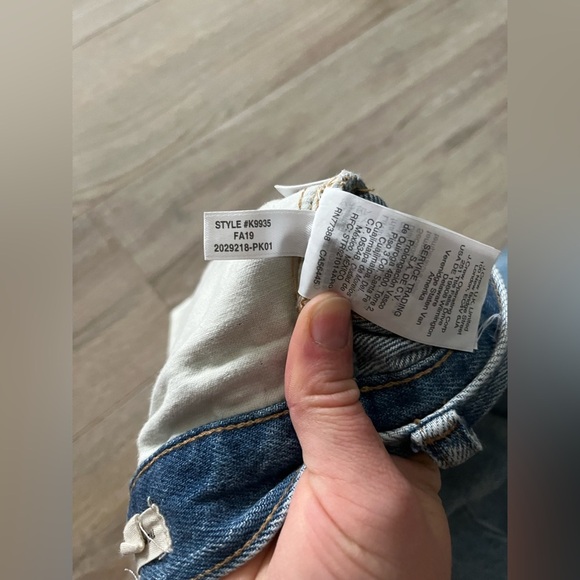 Madewell Women’s The Momjean in Melva Wash - Size 26 - Picture 5 of 12